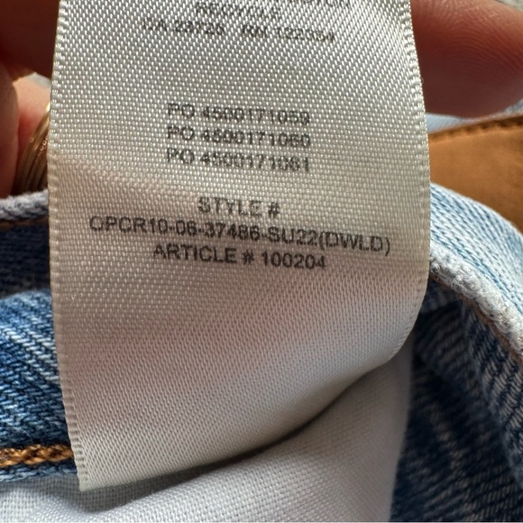 Aritzia Denim Forum jeans the Claudia high rise baggy straight leg 24 - Picture 7 of 13